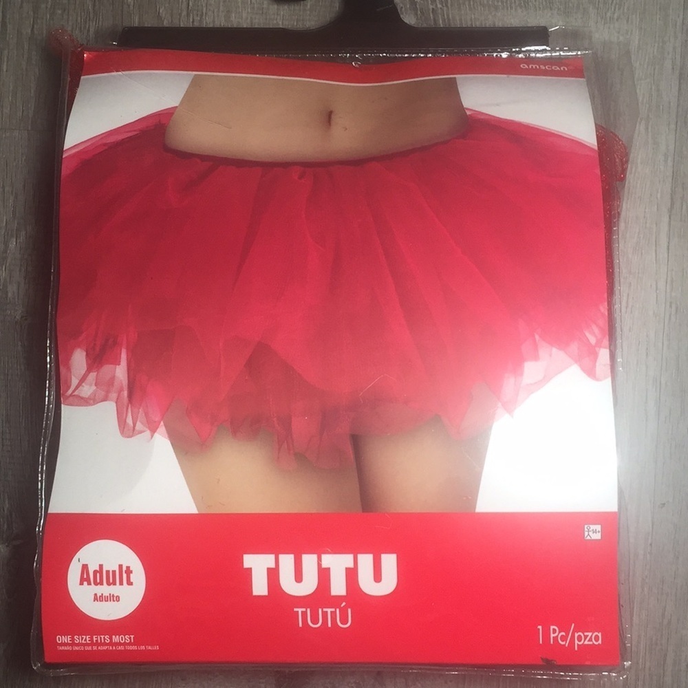 Amscan Tutu Red One Size Fits Most Adult - Picture 2 of 2